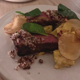 Wagyu Short Rib, Potato, Mustard, Quinoa