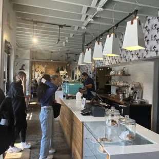 Counter inside