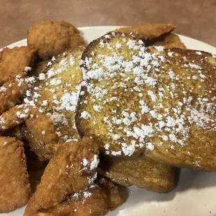 French toast and chicken tenders