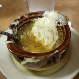 a bowl of ice cream with a spoon