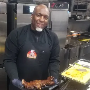 Lloyd B showing of the work