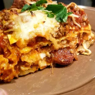 BBQ Lasagna Special that we offer at catering events and as an occasional dinner special