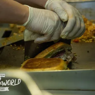 Cubano w/ shredded pork adobo and pork belly tocino