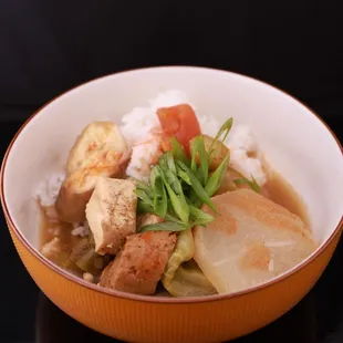 Sini-gumbo (Sinigang and Gumbo mixed dish)
