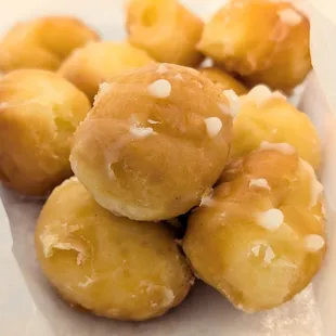 Dozen donut holes, we always order this