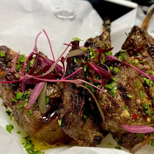 grilled lamb chop