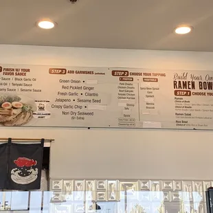 menu and prices