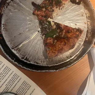 Napolitana Pizza- so good! I almost forgot to snap the photo!