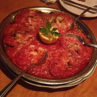 New Zealand Mussels Parmigiana