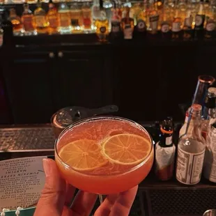 Spiced Cranberry Gimlet