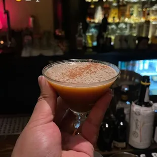 Pumpkin Spice Mocha Martini