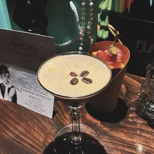 Pumpkin Espresso Martini