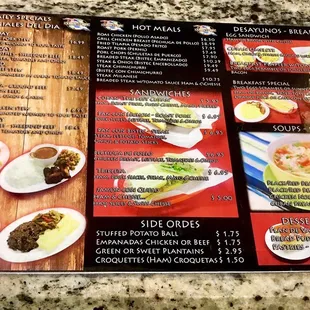Full Menu-