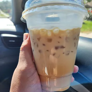 A lotta milk in my latte