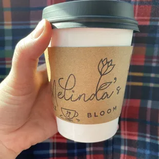 Toasted Marshmallow latte with oat milk.
