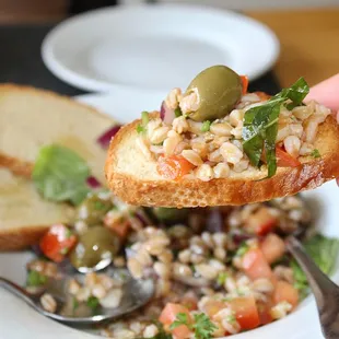 The Insalata di farro was light and fresh - a great summer antipasti.