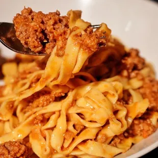 Tagliatelle bolognese