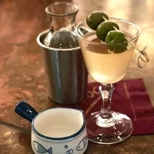 Dirty martini
