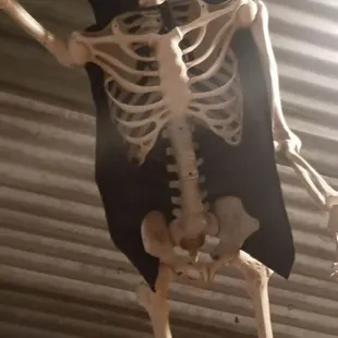 The resident skeleton.
