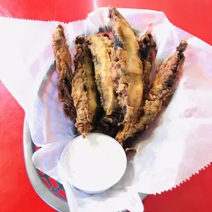 Fried Portobello Mushrooms