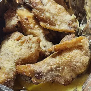 Garlic parm wings