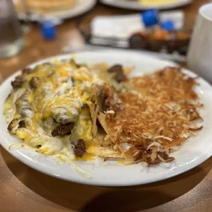Asada Chilaquiles Plate