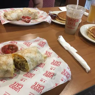 Machaca Breakfast Burrito
