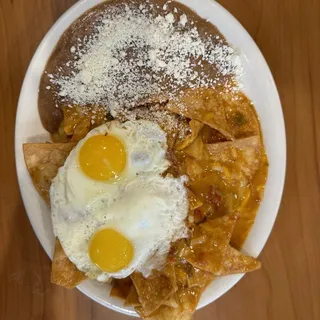 Chilaquiles with No Meat