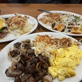 Crunchy Asada Chilaquiles