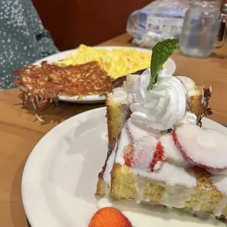 Caramel Churro Stuffed French Toast