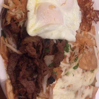 Asada Chilaquiles Plate