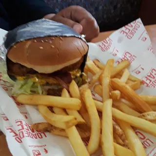 Crunchy BBQ Cheese Burger