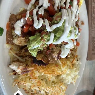 Chicken Guacamole Stacker