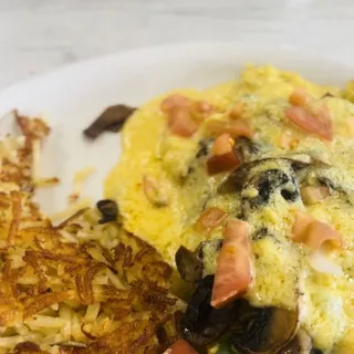 Spinach Mushroom Hollandaise