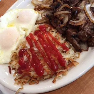 Loaded Steak & Eggs