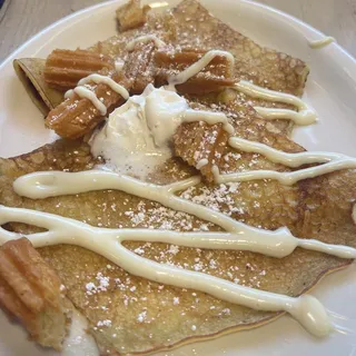 Caramel Churro Crepes