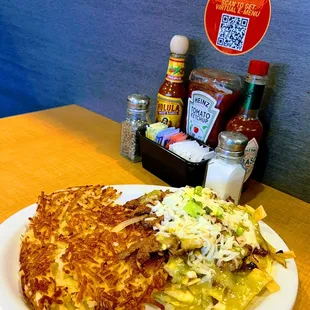 Crunchy Asada Chilaquiles