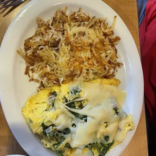 Spinach Mushroom Hollandaise