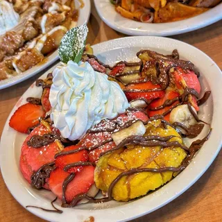Strawberry Banana Nutella Concha