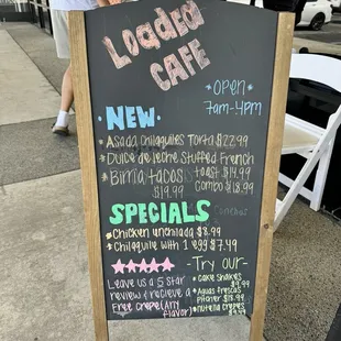Great specials!