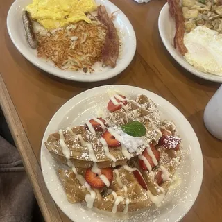 Strawberry Cheesecake Waffle