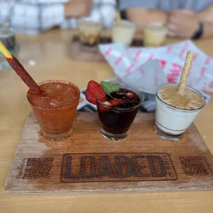 Drinks and food was delicious ; great service too !!