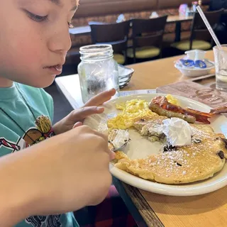 Kids Chocolate Pancake Combo