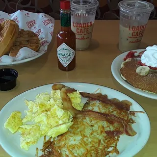 Strawberry Banana Pancakes