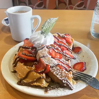 Strawberry Banana Nutella Waffle