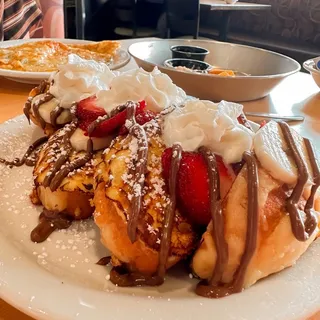 Strawberry Banana Nutella Concha