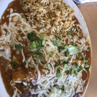 Chicken Enchiladas Plate