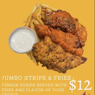 Strips n fries