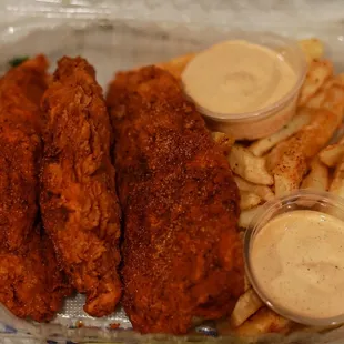 Cajun Chicken Tenders &amp; Fries