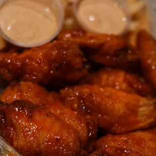 Mango Habanero Wings &amp; Fries